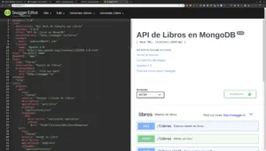 captura de pantalla del swagger editor